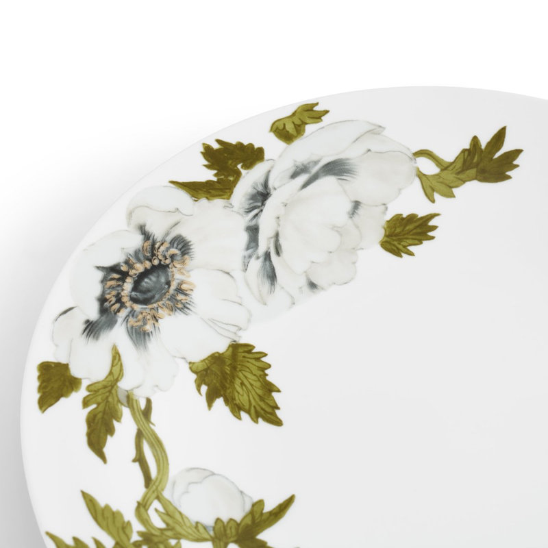Anemone Handmade Porcelain Salad/Dessert Plate