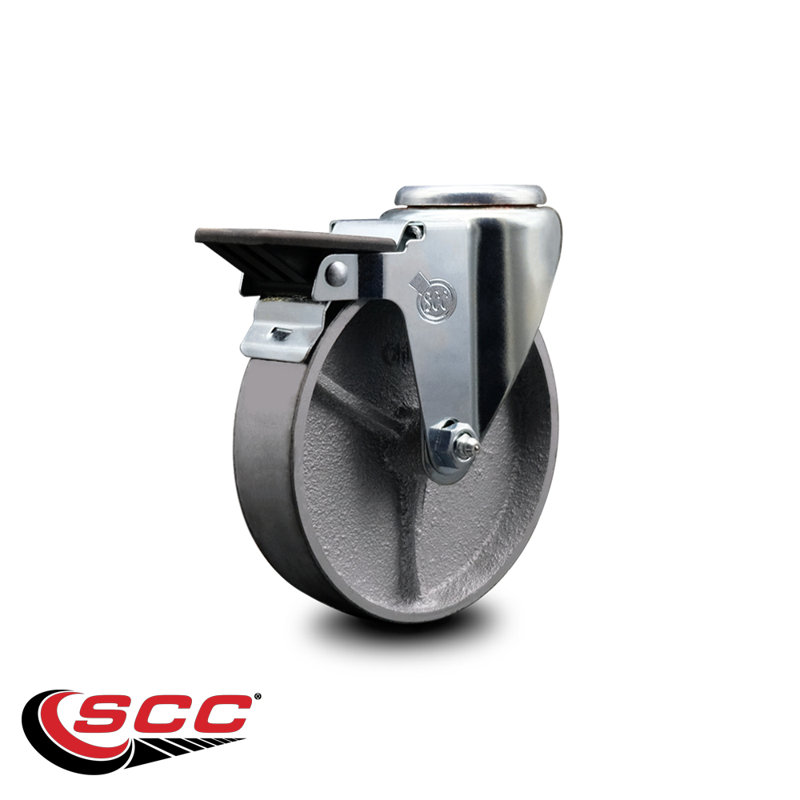 Roulettes semi-cylindriques avec frein Posi Lock