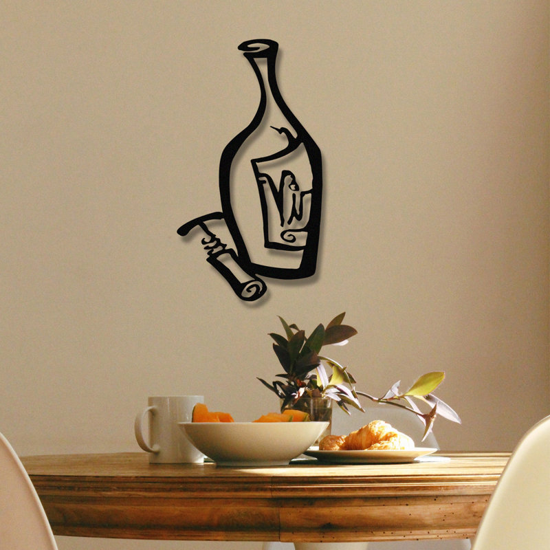 Traditional Food & Beverage Wall Decor on Metal
