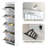 Modern Shoe Cabinet With Mirror & Arc Corner Design – Entryway & Bedroom Storage Solution
