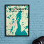 Yellowknife City Map - No Frame Print-1559909375