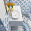 Meuble-lavabo mural simple avec plateau en marbre Eryk