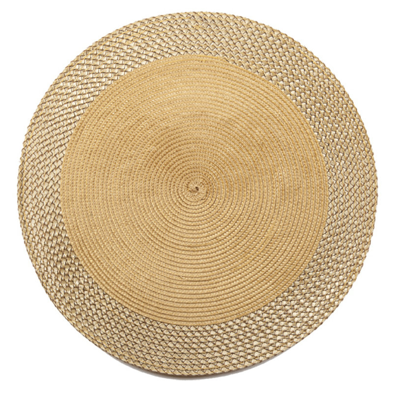 Ensemble de napperons en vinyle 12 pièces Benu, Doré