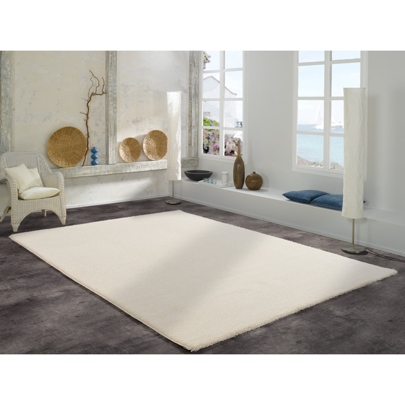 Solid Colour Shag Area Rug, Rectangular 120 x 170cm