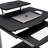 Hurrem Rectangle Computer Desk with Hutch-1740069632