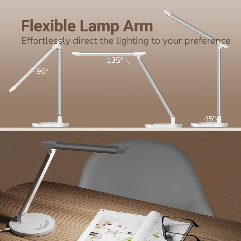 Lampe de bureau blanche, Blanc