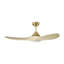  Ventilateur de plafond d'intérieur à DEL Maverick Smart 44 avec tige filetée, pales en chêne blanchi et télécommande portable-442729226-442729224