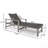 Wood + Wicker Chaise Lounge-1110444868
