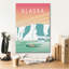 «Alaska» par Arctic Frame Studio, art mural sur toile-973804956