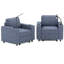 Fauteuil d'appoint rembourré l 38 po avec rangement et porte-gobelet Tupelo-97966543