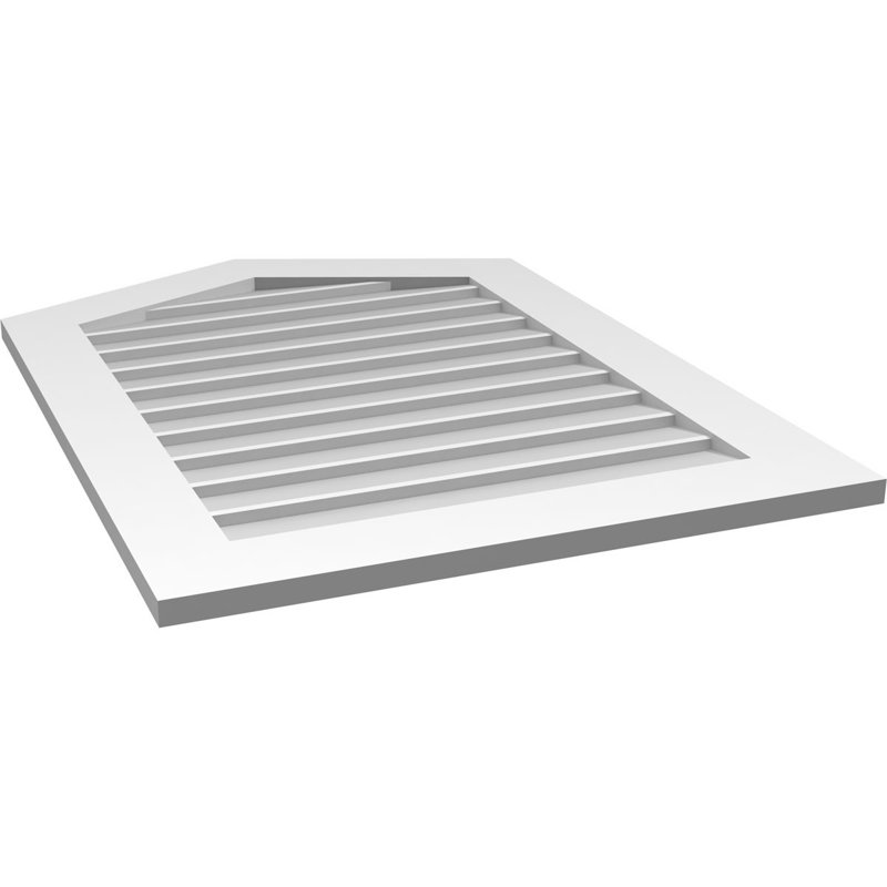 Ventilateur à pignon non-fonctionnel Signature, H 38 po x l 28 po x P 1 po, Brai 5/12