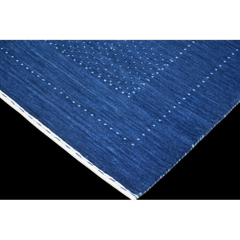 Area Rug in Blue, Rectangle 8'9" x 11'9"