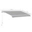 Dakota Fields 295cm W x 200cm D Gray Cover Retractable Patio Awning