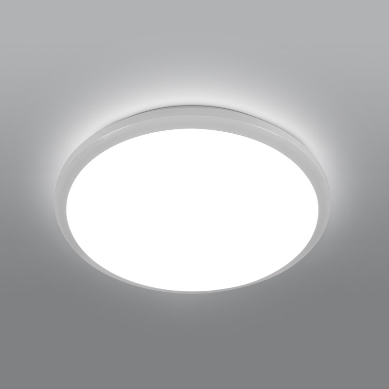 Ayce Waterproof 1-Light 30cm LED Flush Mount Ceiling Light, 6 H x 30 W x 30 D cm