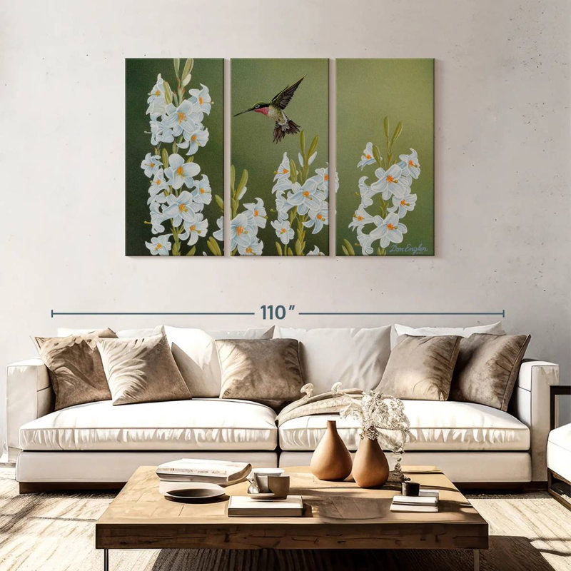 Brampt In the Garden, 48" H x 74" W