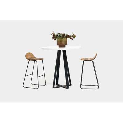 Sea Smoke Round Stone Dining Table