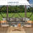 6FTx6FT Screen Room with Mosquito Netting, Hub Tent Instant Screened Canopy with Carrying Bag and Ground Stakes-105122752