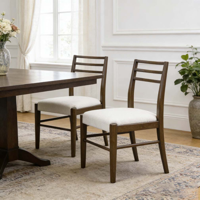 DINING CHAIR WITH LADDER BACK