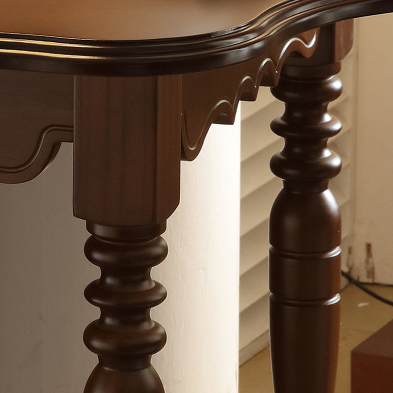 Table de salle à manger Brown, H 28,74 po x L 35,43 po x l 39,37 po