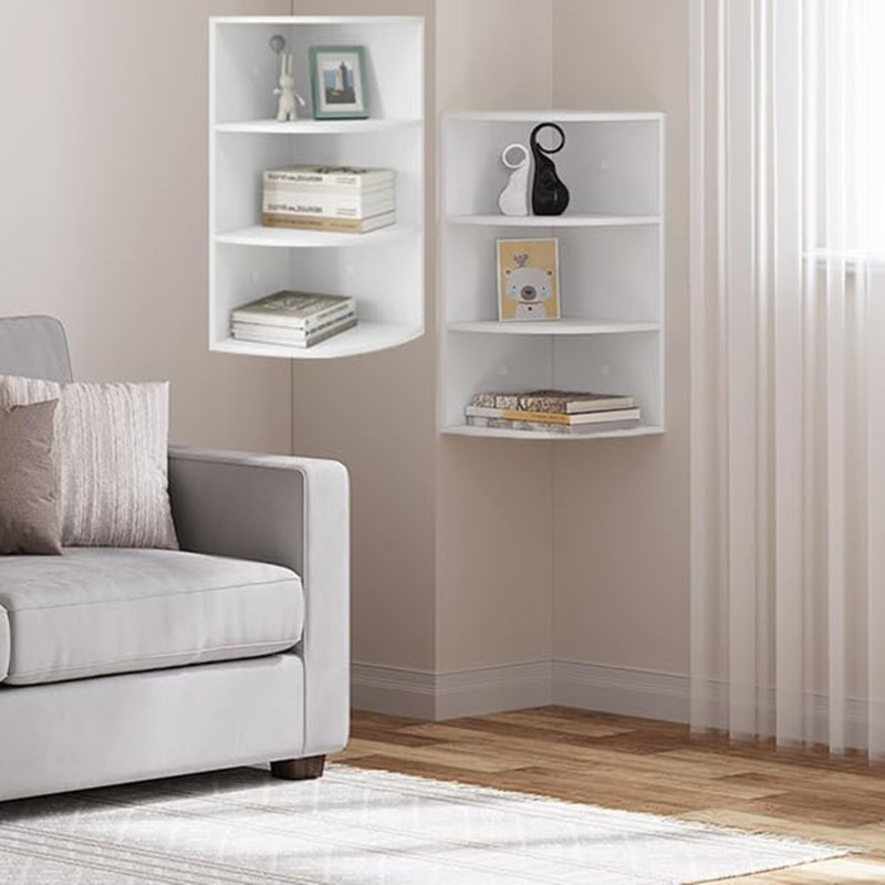 Quenia 2 Piece Bowfront Bracket Shelf