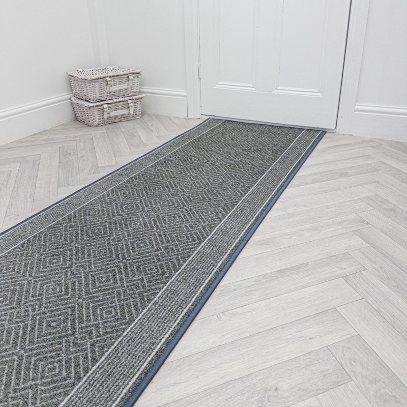 Runner Geometric Machine Tufted Area Rug, Runner 66 x 150 cm