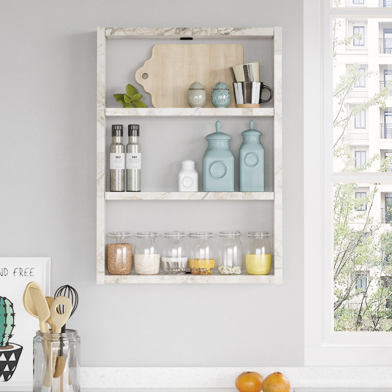 Wall Shelf, Marbre gris