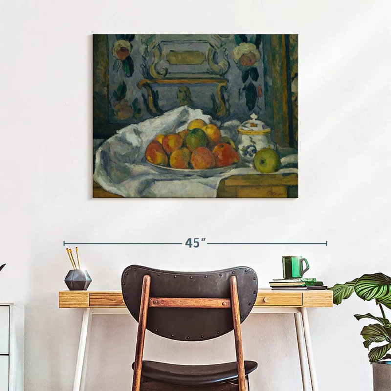 Plat de pommes Cezanne, 28" H x 35" W