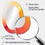 Orange Spectral Slice I - miroir mural ovale orange-96542678