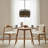 Amara 3-Light Scandinavian Woven Pendant Light