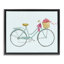 «Cycle Through Love on Stripes», art mural sur toile flottante brune par Lucille Price