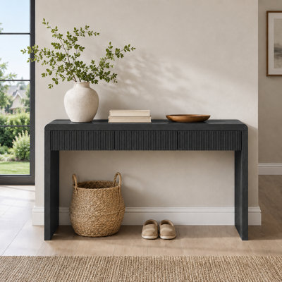 Console de salon avec 3 tiroirs Classic