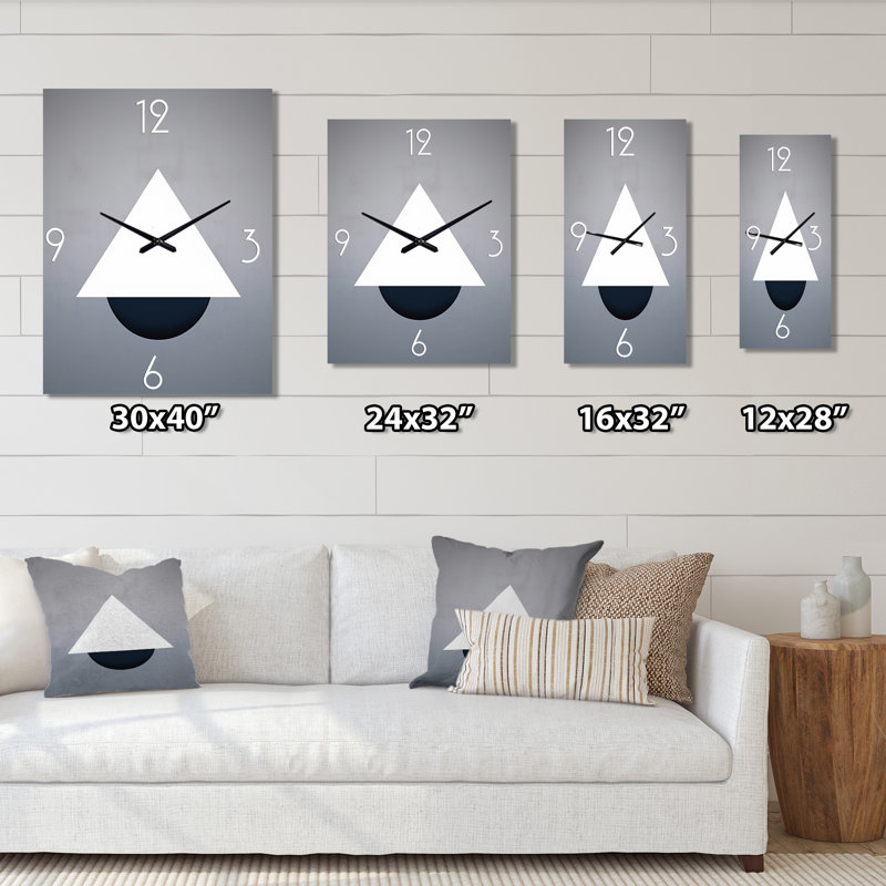 Horloge murale rétro - Harmony, H 32 po x l 24 po x P 1 po