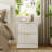 Fluted Nightstand With 2 Storage Drawers-2102957504-2101075006