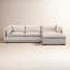 Canapé modulaire à méridienne rembourré 2 pièces 131 po Zuri-89191296-118691447-118691448