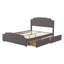 Bomford Upholstered Velvet Drawers Bed-1221958415-1221958414