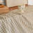 2pcs Brown Curtains Cotton Linen Plaids Semi Blackout Bohemian Farmhouse Window Treatment Grids Drape Tassels-118160347