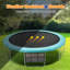 Coussin de trampoline avec ouverture, mousse épaisse de 0,8 po, housse de rechange pour ressort de sécurité, sac de rangement supplémentaire-106884268-106884270