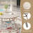 8-Person Round Table Dining Set-1588833386