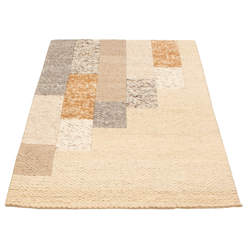 Tapis ivoire en laine tressé à la main Kentshire
