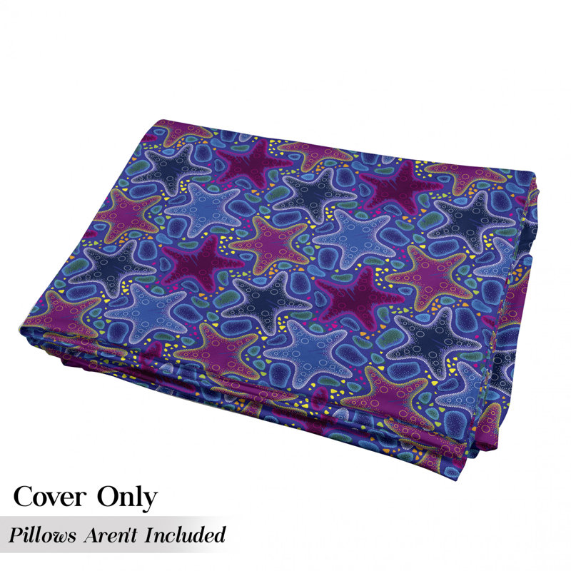 Housse de coussin d'extérieur Starfish and Pebbles, H 2 po x l 36 po x P 88 po