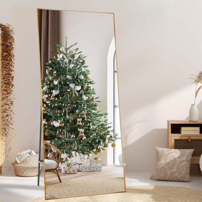 Miroir rectangulaire surdimensionné suspendu ou incliné