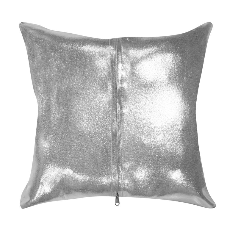 Forest Silver Foil Cowhide Pillow