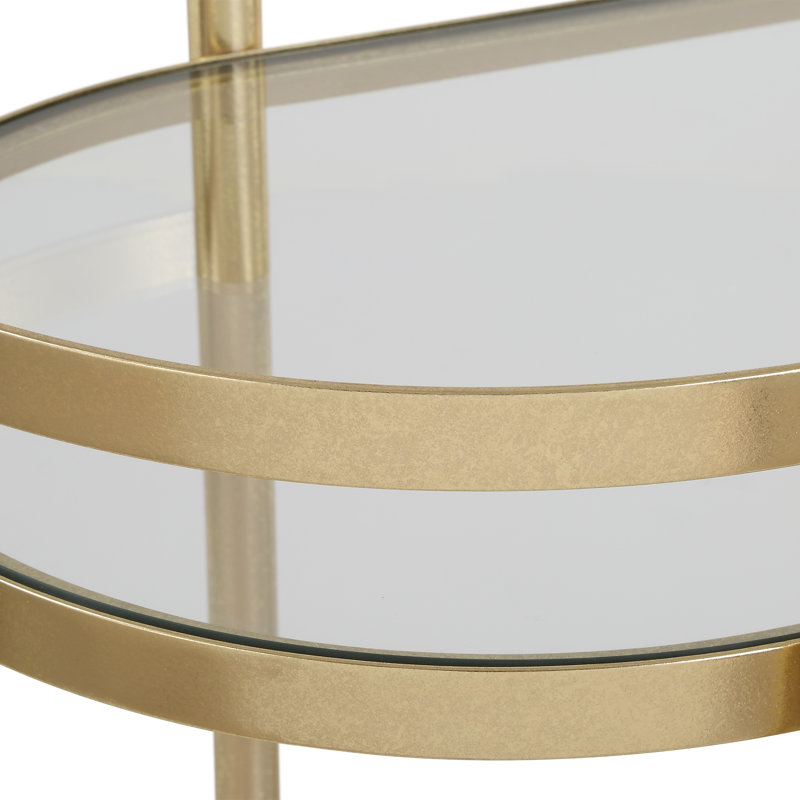 Birch Lane™ Chester Gold Bar Cart