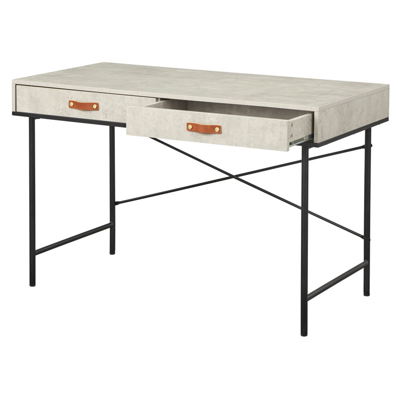 Absher Metal Base Writing Desk