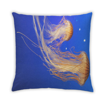 Animals Jellyfish 84 Throw Pillow Throw Pillow