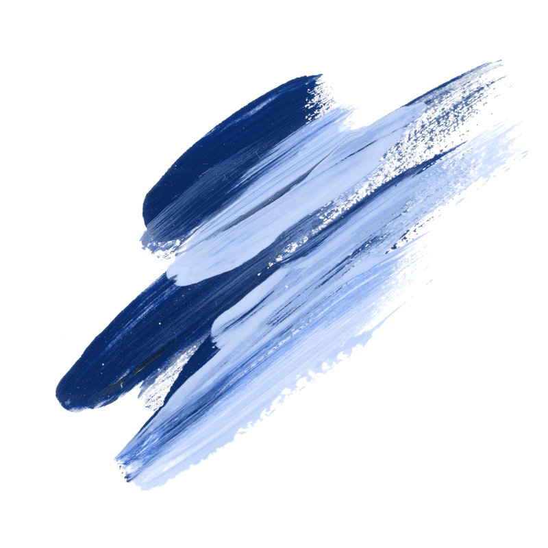 Abstract Paint Stroke - Wrapped Canvas Painting, 30cm H x 30cm W x 3.8cm D