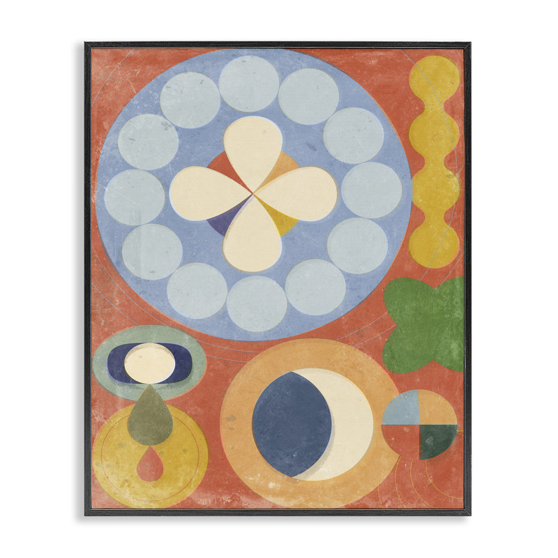  Art rétro, estampe numérique encadrée par Victoria Barnes, H 14 po x l 11 po, Giclée encadrée noir minuit