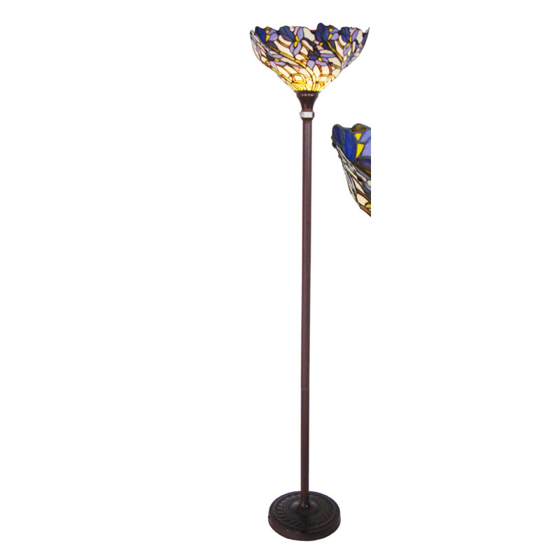 Marlow 70.7'' Antique Bronze Torchiere Floor Lamp