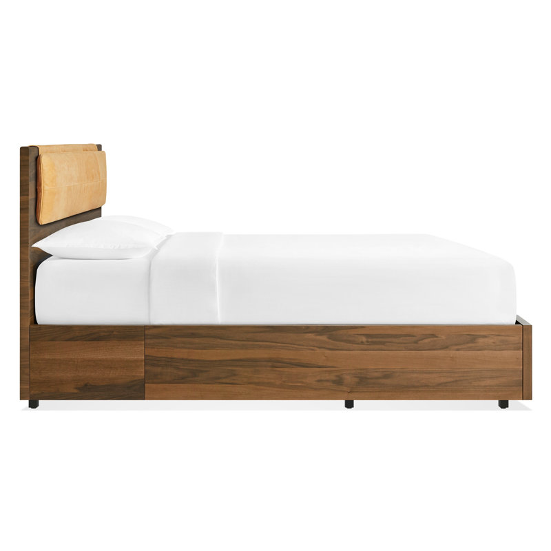 Homecoming Outdoor Bed, King, Camel Genuine Leather