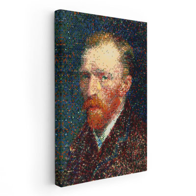 Famous Pixel Portraits III - reproduction d'art sur toile